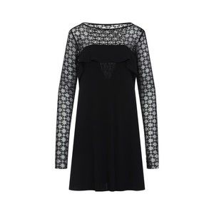 Givenchy Fitted Black Dress With Lace Overlay - NWT
